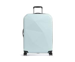 Delsey Paris Karat 2.0 Valigia trolley (4 ruote) blu, policarbonato, unisex