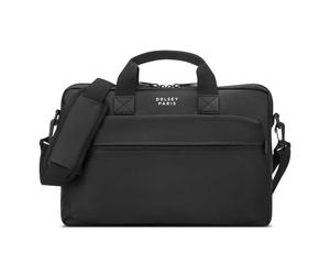 Delsey Paris Maubert 2.0 Valigetta Protezione RFID 40 cm Scomparto per laptop nero