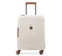 Valigia Delsey Paris Slim Moncey 36L bianco crema marrone