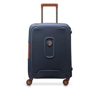 Valigia Delsey Paris Moncey 36L blu navy marrone