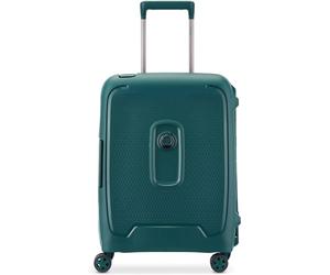 DELSEY PARIS - MONCEY - Valigia da Cabina Rigida Sottile Materiale Riciclato e Riciclabile - 55x40x20 cm - 36 L - S - Verde
