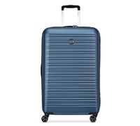 Delsey Paris Segur 2.0 Valigia trolley (4 ruote) blu scuro, policarbonato, 50 x 78 x 30cm