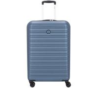 Delsey Paris Segur 2.0 Valigia trolley (4 ruote) blu scuro, policarbonato, 45 x 70 x 28cm