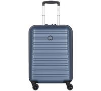 Delsey Paris Segur 2.0 Slim Line Valigia trolley (4 ruote) blu scuro, policarbonato, 40 x 55 x 20cm