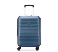 Delsey Paris Segur 2.0 Slim Line Valigia trolley (4 ruote) blu scuro, policarbonato, 40 x 55 x 20cm