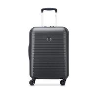 DELSEY PARIS - SEGUR 2.0 - Valigia da Cabina Rigida Sottile - 55x40x20 cm - 35 L - S - Nero