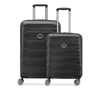 Delsey Paris Set di valigie Meteor a 4 ruote S + M espandibile nero