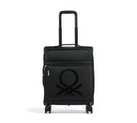 Delsey Paris x United Colors of Benetton CB Valigia trolley (4 ruote) nero, poliestere, 41 x 55 x 23cm