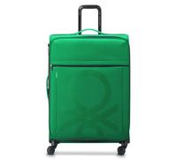 Delsey Paris x United Colors of Benetton Colour Block Trolley a 4 ruote da 77 cm con piega ad espansione verde