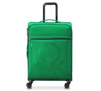 Delsey Paris x United Colors of Benetton Colour Bock Trolley a 4 ruote da 67 cm con piega elastica verde
