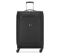 Delsey VALIGIA TROLLEY 4 DOPPIE RUOTE ESPANDIBILE 78 CM RICICLATO, Nero