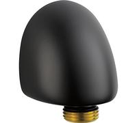 DELTA 50560-BL Gomito da Parete per doccetta, Nero Opaco