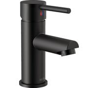 DELTA 559LF-BLGPM-PP Modern Handle Lavatory Faucet Single Hole, Matte Black