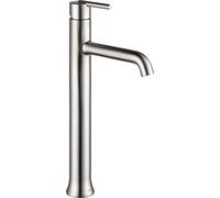 Delta 759-SS-DST Trinsic - Rubinetto da bagno a leva singola con tecnologia Diamond Seal, in acciaio inox