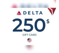 Delta Airlines Gift Card 250 USD Key - UNITED STATES