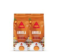 Delta Cafés Angola Caffè in Grani 1kg - Miscela Arabica & Robusta, Intensità 14, Chicchi Espresso con Note di Vaniglia e Zucchero Bruciato (Confezione da 2)