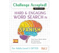 Delta Classics Challenge Accepted - Hard and Engaging Word Search i (Tascabile)