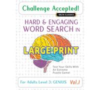 Delta Classics Challenge Accepted - Hard and Engaging Word Search i (Tascabile)