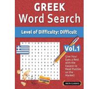 Delta Classics Greek Word Search - Level of Difficulty (Tascabile)