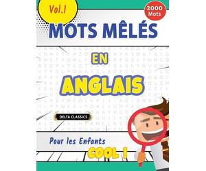 Delta Classics Mots Mêlés En Anglais Pour Les Enfants - Cool Vol.1 (Tascabile)