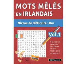 Delta Classics Mots Mêlés En Irlandais - Niveau de Difficulté (Tascabile)