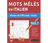 Delta Classics Mots Mêlés En Italien - Niveau de Difficulté (Tascabile)