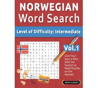 Delta Classics Norwegian Word Search - Level of Difficulty: Medium - (Tascabile)