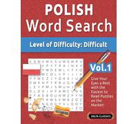 Delta Classics Polish Word Search - Level of Difficulty (Tascabile)