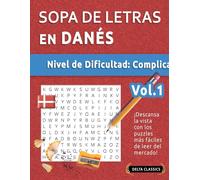 Delta Classics Sopa de Letras En Danés - Nivel de Dificultad (Tascabile)