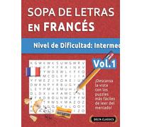 Delta Classics Sopa de Letras En Francés - Nivel de Dificultad (Tascabile)