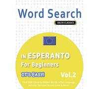 Delta Classics Word Search in Esperanto for Beginners - It's Easy V (Tascabile)