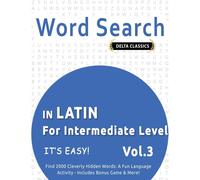Delta Classics Word Search in Latin for Intermediate Level - It's Ea (Tascabile)