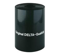DELTA®-DPC TAGLIAMURO Membrana Impermeabilizzante in Poliolefina, Nera, Spessore 0,4 mm, Barriera contro Umidità Ascendente, Rotolo da 25 Metri (Larghezza 42 cm)