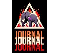 Delta Elephant walking On fire journal notebook, for black women's: Blank lined, 6x9 in (120) page for Journaling, Taking, Work, School, Writing, To-Do Lists, Travel, gift for soror
