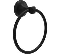 Delta ESA46-MB Esato Portasciugamani ad anello in nero opaco