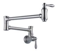 Delta Faucet 1177lf-ar Wall Mount pot filler Faucet, Arctic stainless
