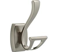 Delta Faucet 135241 Dansant - Gancio doppio per accappatoio, SpotShield in nichel spazzolato