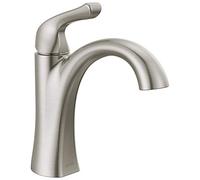Delta Faucet 15840LF-SP Arvo Single Hole, Spotshield Brushed Nickel