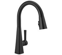 Delta Faucet 19802Z-BL-DST - Rubinetto da cucina monocomando, estraibile, nero opaco