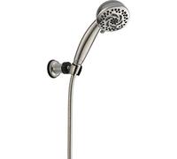 Delta Faucet 55436-ss-pk Premium 5-setting Fixed Wall Mount Hand Shower, in acciaio