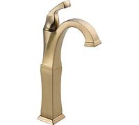 Delta Faucet 751-cz-dst less pop-up Dryden Single Handle Centerset rubinetto del bagno con riser, champagne Bronze
