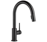 Delta Faucet 9159-bl-dst Trinsic Single Handle pull-down, stile contemporaneo, colore: Nero opaco