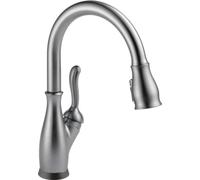 Delta Faucet 9178t-ar-dst Leland, Single Handle pull-down Kitchen Faucet with TOUCH2O Technology e magnetico docking, Arctic stainless