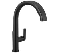 Delta Faucet Keele Rubinetto da cucina con doccetta estraibile, nero opaco, rubinetto per lavello da cucina, rubinetto da cucina moderno, rubinet