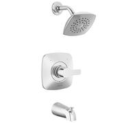 Delta Faucet Modern Single Handle Kit di finitura per vasca e doccia in cromo Rubinetto per doccia con soffione doccia TouchClean SingleSpray cromato