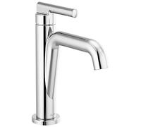 Delta Faucet Nicoli Rubinetto da bagno a foro singolo, Rubinetto da bagno con maniglia singola Cromo, Rubinetto per lavabo da bagno, Cromo 15849LF, Standard