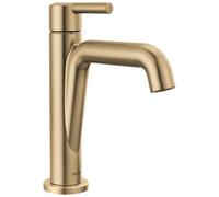 Delta Faucet Rubinetto da bagno Nicoli Gold, rubinetto da bagno a foro singolo, rubinetto da bagno a maniglia singola, bronzo champagne 15849LF-CZ