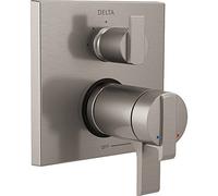 Delta Faucet t27t867-ss 3 Ara Angular Modern Tempassure 17t Series Valve Trim con 3-setting deviatore integrato, in acciaio