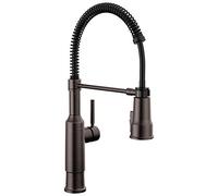 Delta Faucet Theodora - Rubinetto per lavello da cucina con manico singolo, stile commerciale, con spruzzatore estraibile e testa a spruzzo magnetica, colore: Bronzo veneziano 18804Z-RB-DST