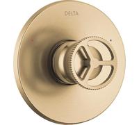 Delta Faucet Trinsic T14058-CZ - Kit per doccia e rubinetteria per doccia in oro e doccetta, con maniglia per rubinetto doccia, colore: bronzo champagne